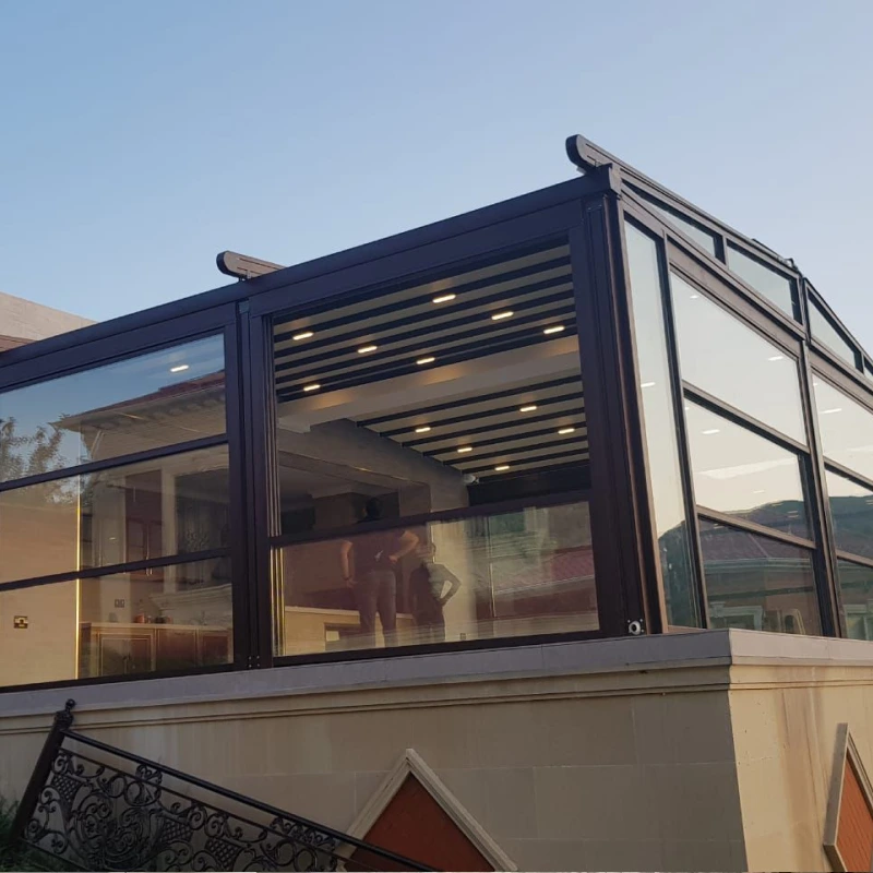 salihleraltı kumandalı giyotin cam sistemleri