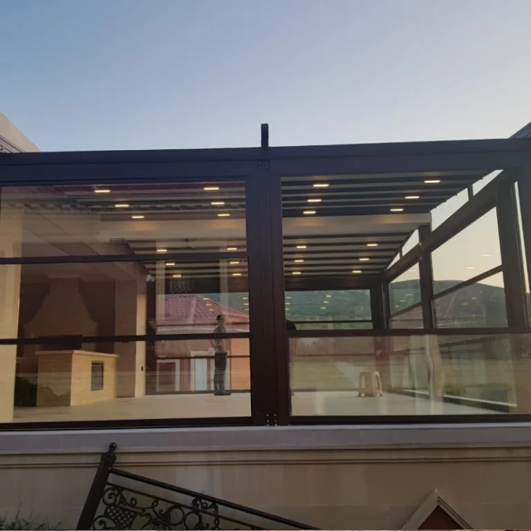 salihleraltı kumandalı giyotin cam sistemleri