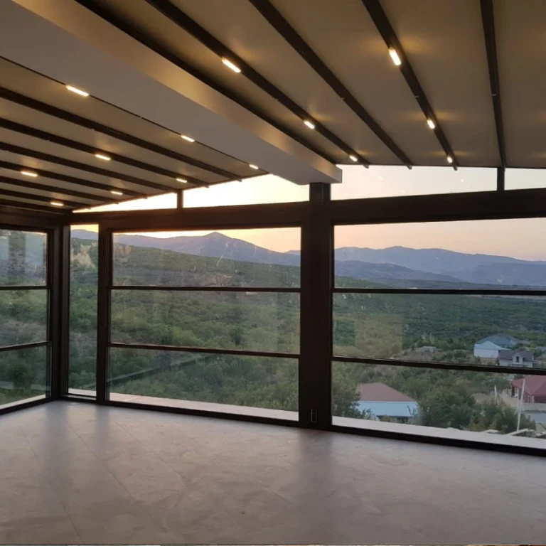 salihleraltı kumandalı giyotin cam sistemleri