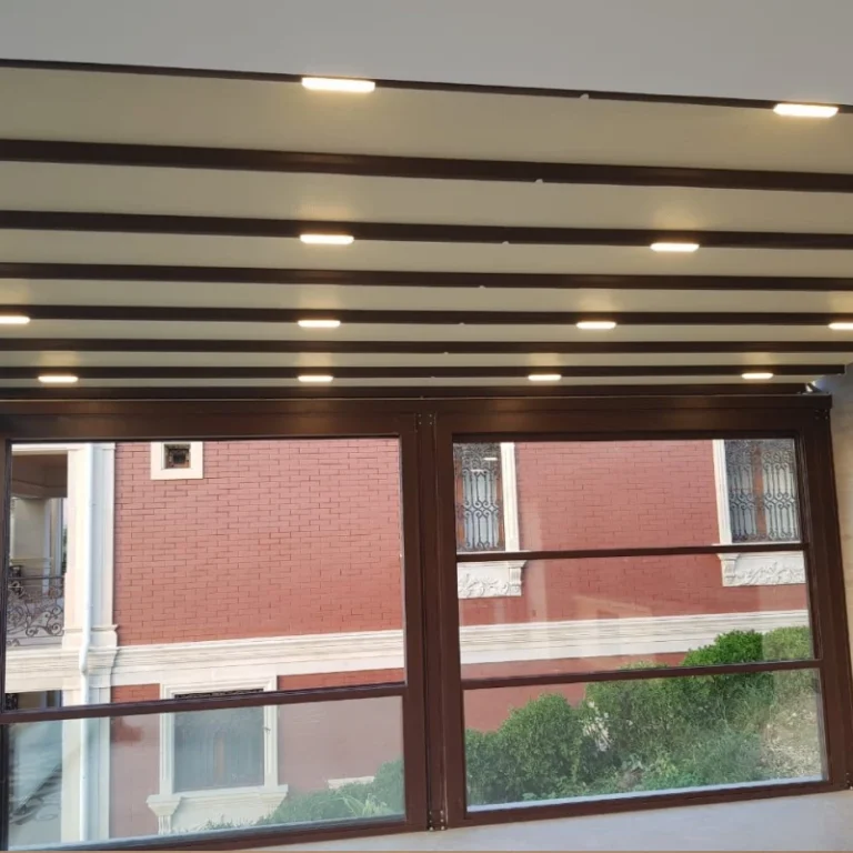 salihleraltı kumandalı giyotin cam sistemleri