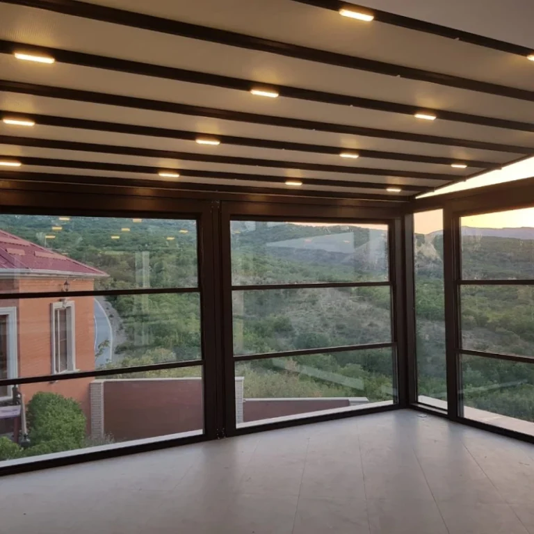 salihleraltı kumandalı giyotin cam sistemleri