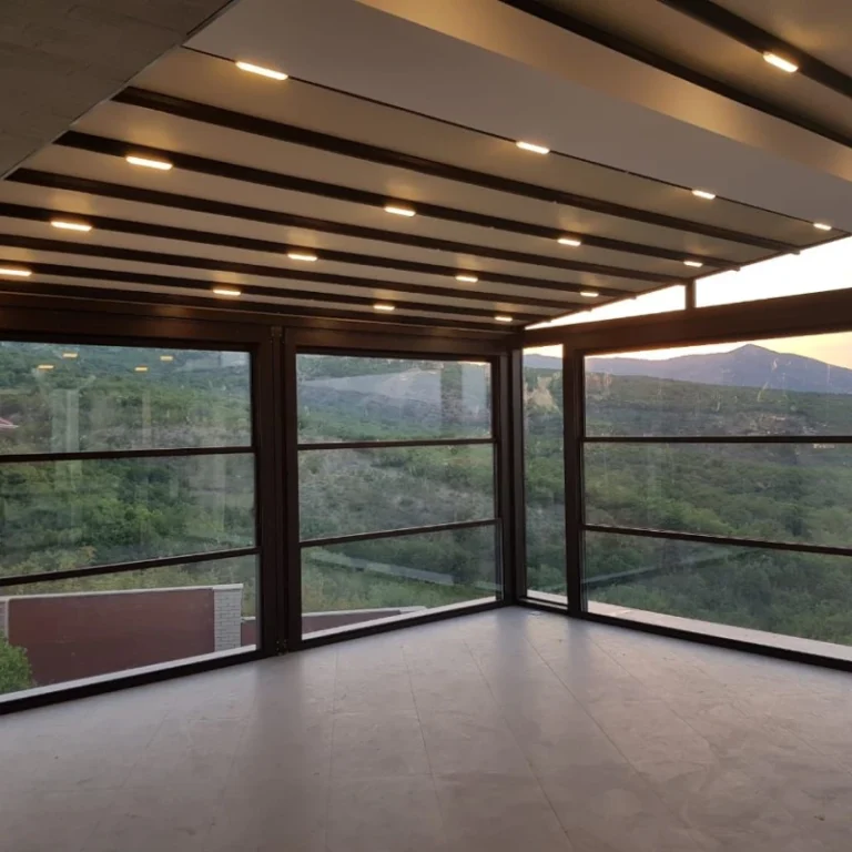 salihleraltı kumandalı giyotin cam sistemleri